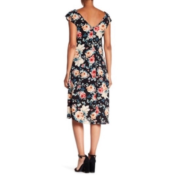 Spirit of Grace Floral Ruffle Trim Hi-Lo Dress NWT - Picture 2 of 9